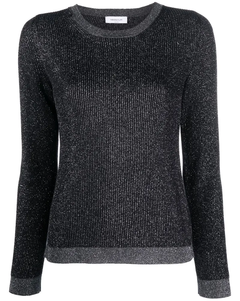 Fabiana Filippi Pullover mit Glitter - Blau Blau