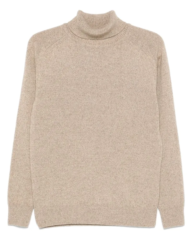 LARDINI Klassischer Kaschmirpullover - Nude Nude