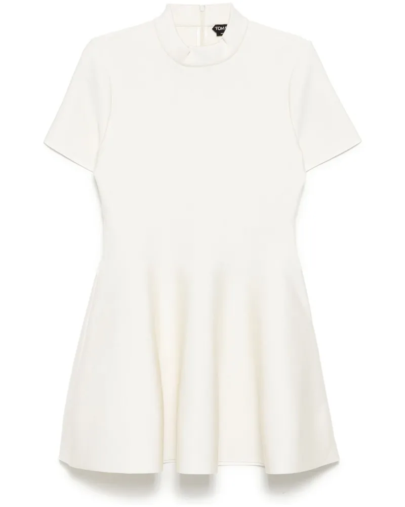 Tom Ford Kurzes Tulpenkleid - Weiß Weiß