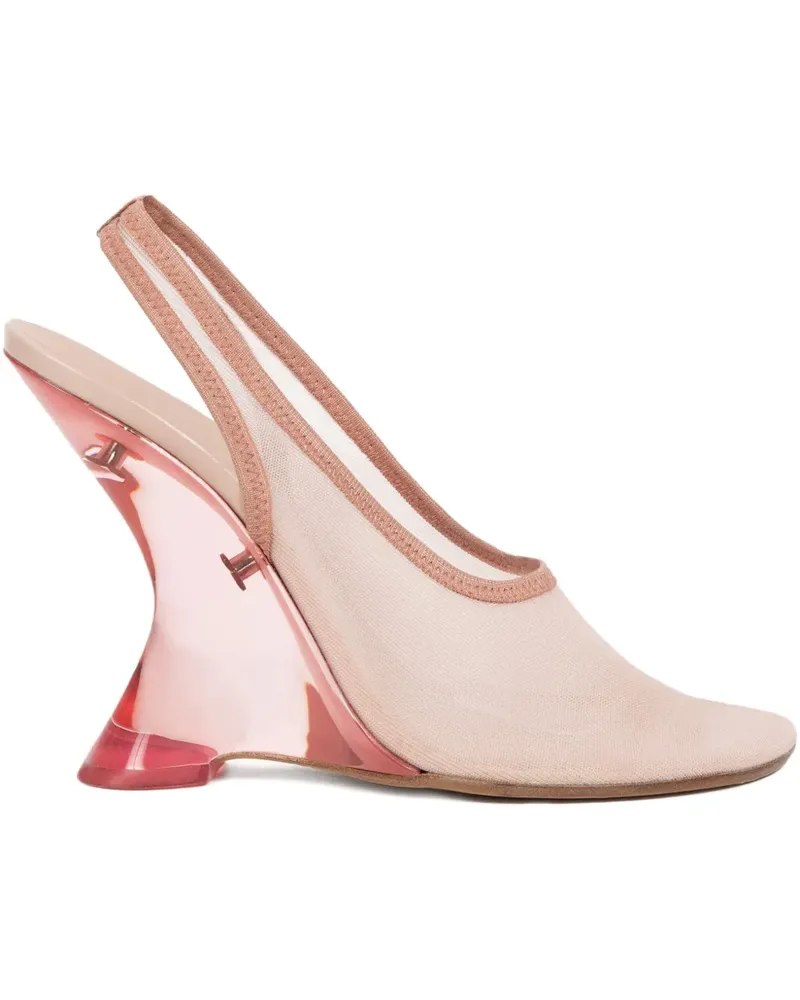 Dries van Noten Slingback-Pumps mit Wedge-Absatz - Rosa Rosa