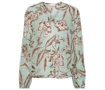 Bluse mit Blumen-Print