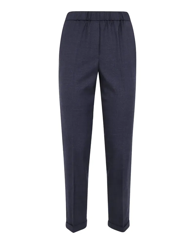 Antonelli Firenze Stretchbund-Hose mit Umschlag - Grau Grau