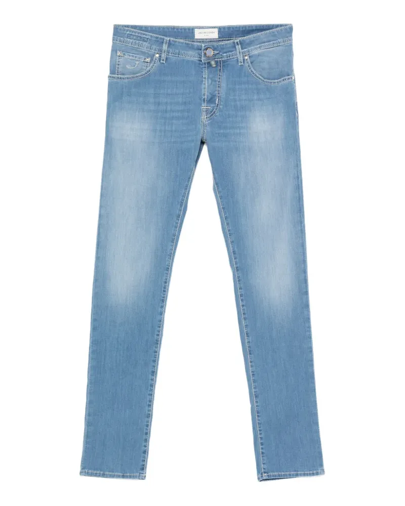 Jacob Cohën Five-Pocket-Hose - Blau Blau
