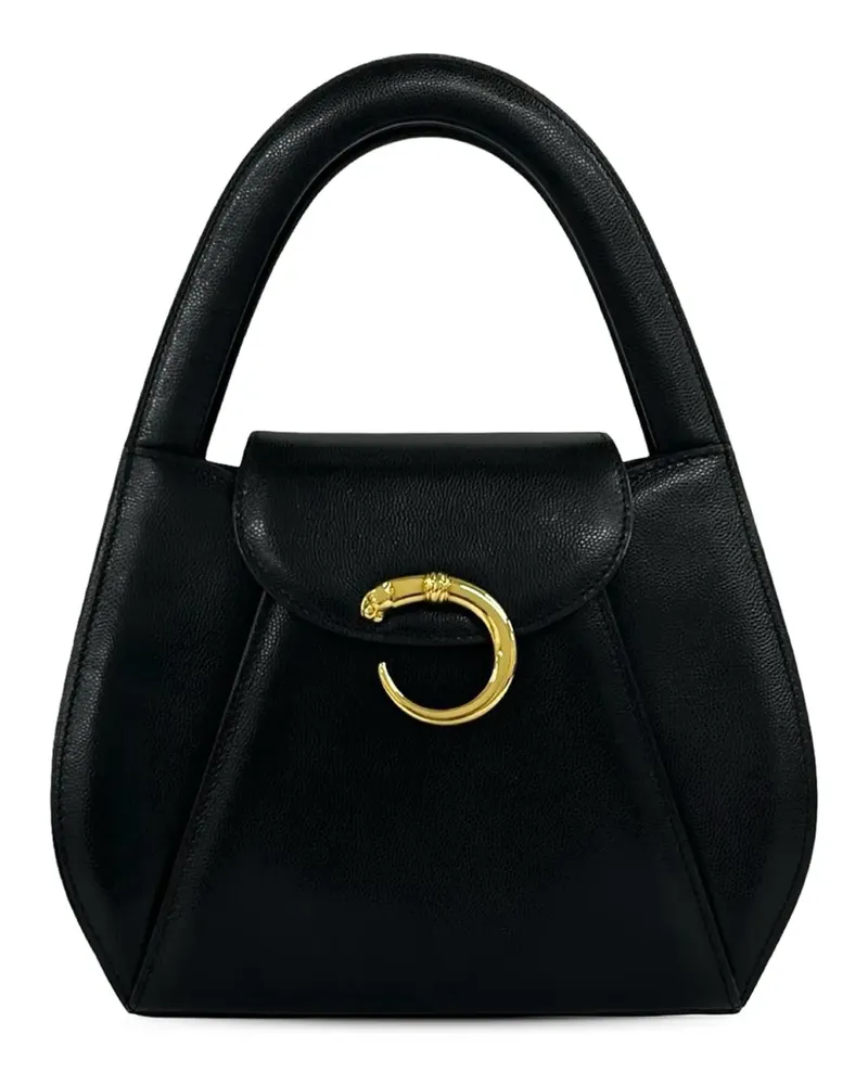 Cartier 20th Century Leather Panthere handbag - Schwarz Schwarz