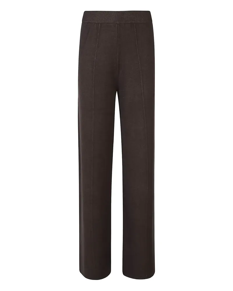 HINNOMINATE ribbed trousers - Braun Braun