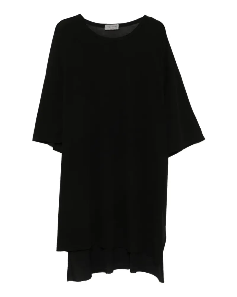 Yohji Yamamoto Oversized-Hemd - Schwarz Schwarz