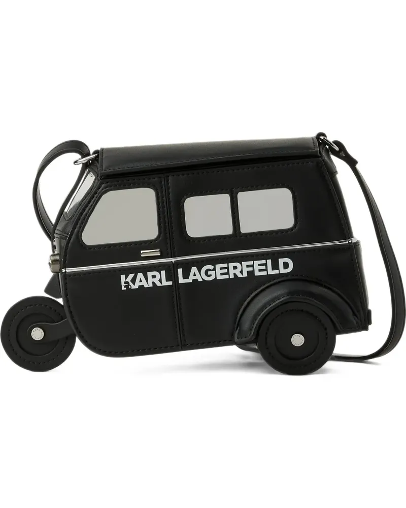 Karl Lagerfeld Ikon motor shoulder bag - Schwarz Schwarz