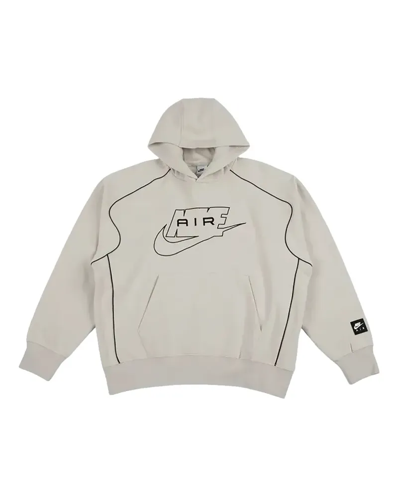 Nike Hoodie mit Logo-Stickerei - Nude Nude