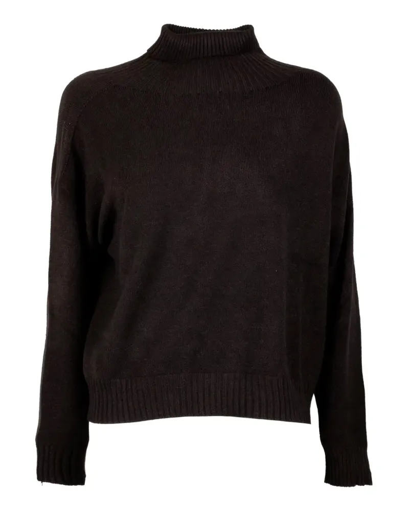 cinque ribbed-knit high-neck sweater - Schwarz Schwarz