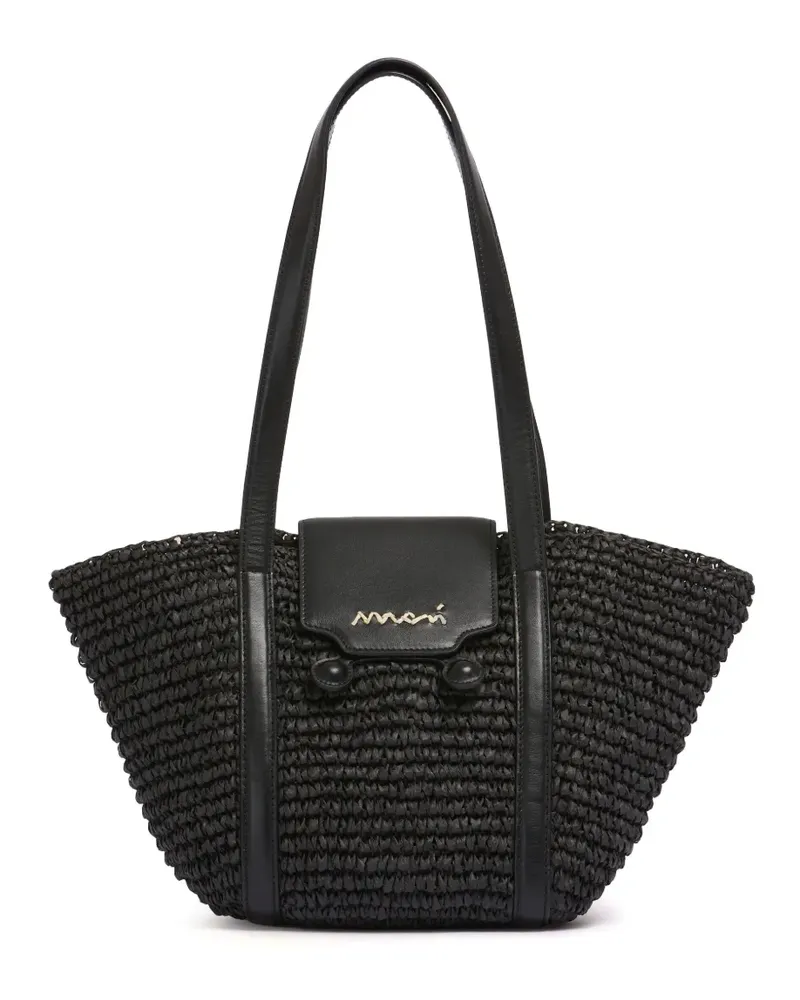Marni Kleine Trunkaroo Beach Tote Bag - Schwarz Schwarz