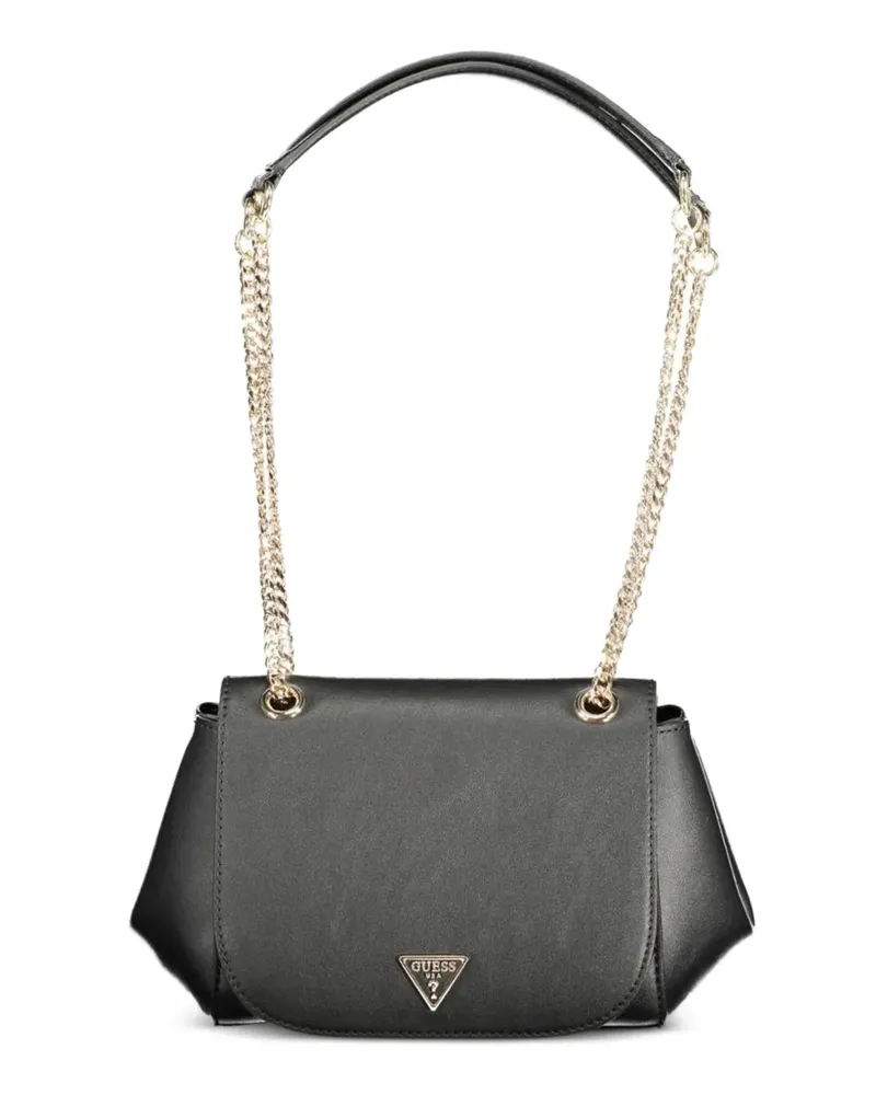 Guess logo-detail shoulder bag - Schwarz Schwarz