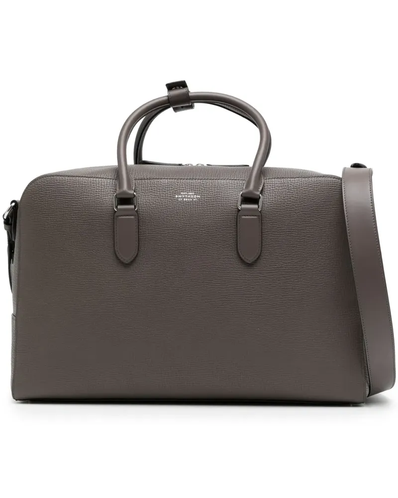 Smythson Kleine Ludlow Reisetasche - Braun Braun