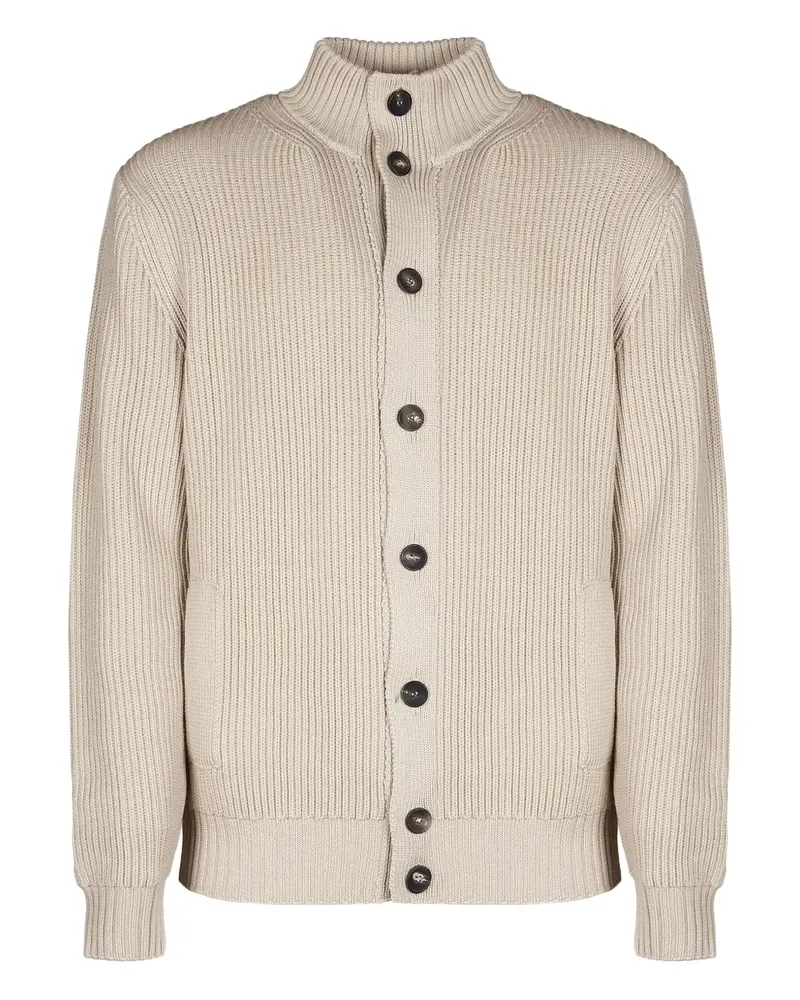 Filippo de Laurentiis Gerippter Cardigan - Nude Nude