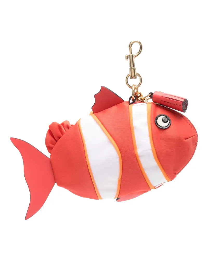Anya Hindmarch Clow Fish Clutch-Anhänger - Orange Orange