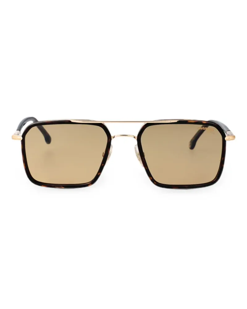 Carrera tortoiseshell-effect square-frame sunglasses - Braun Braun