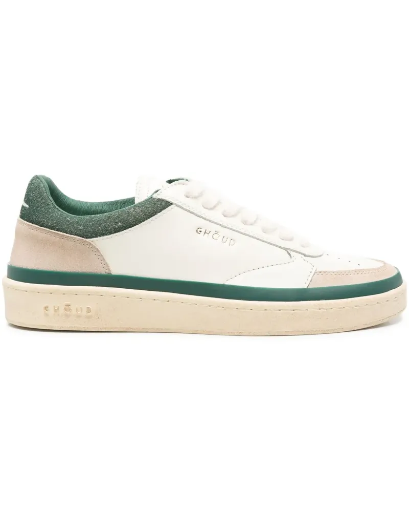 GHŌUD Pads Crack Sneakers - Weiß Weiß