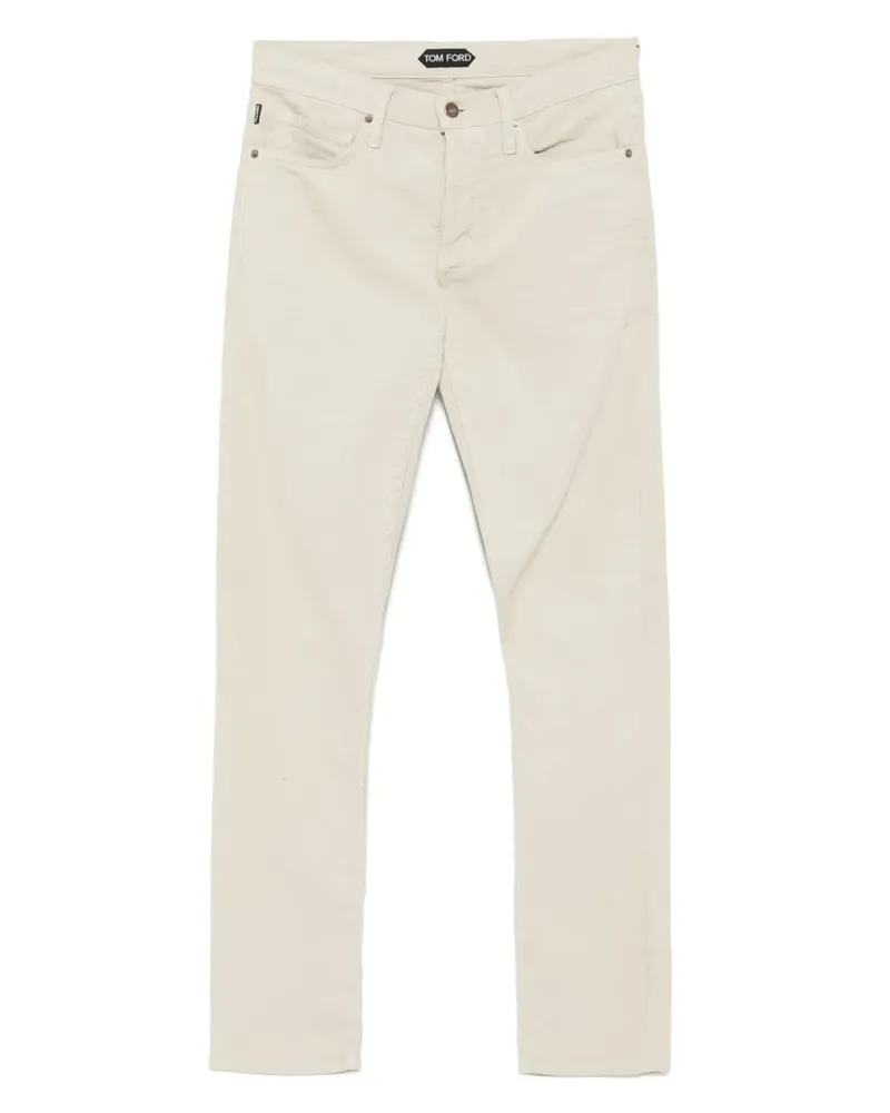 Tom Ford Hose aus Cord - Weiß Weiß