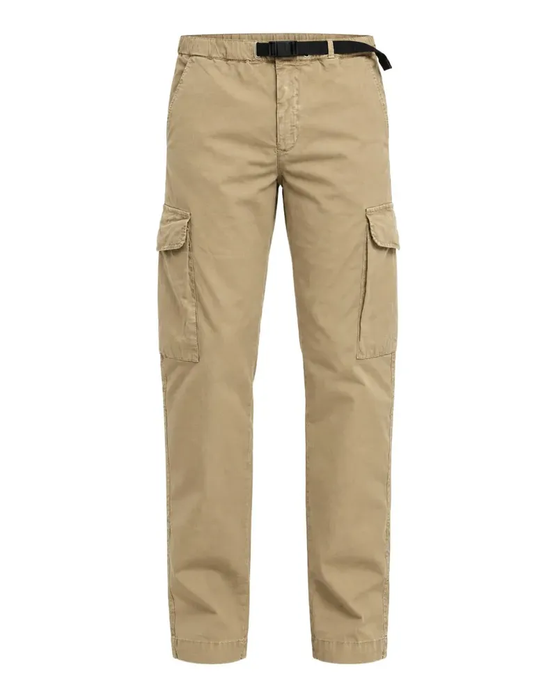 PLAN C ripstop-texture cargo pants - Nude Nude