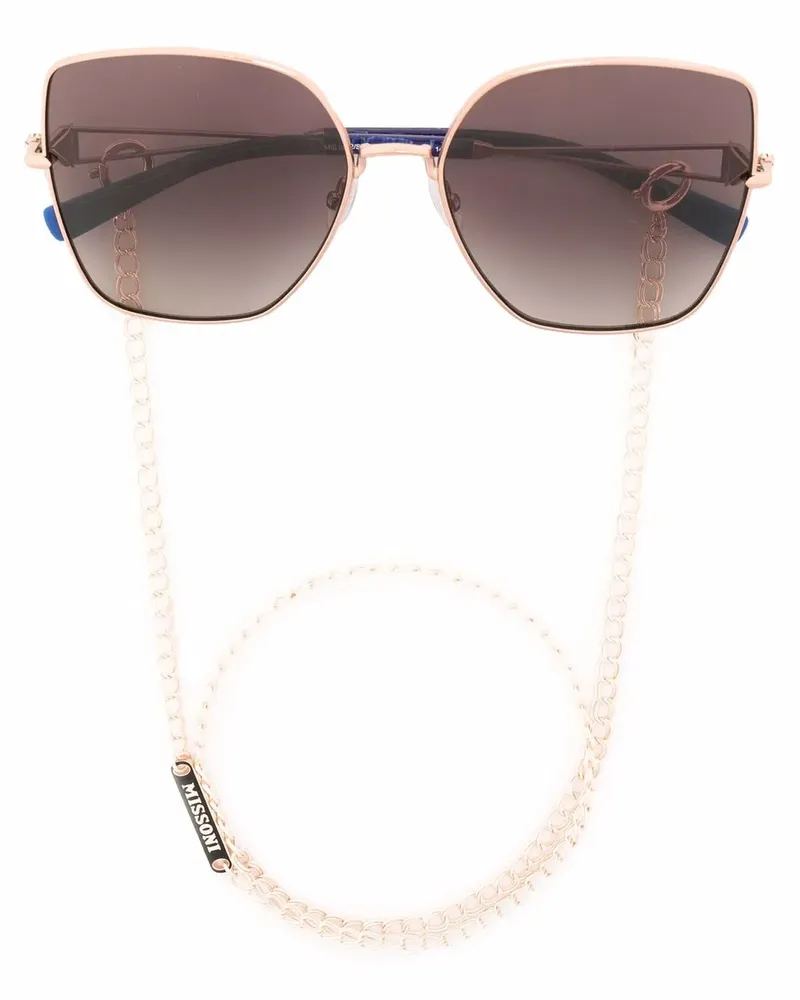 Missoni Sonnenbrille mit Oversized-Gestell - Metallic Metallic