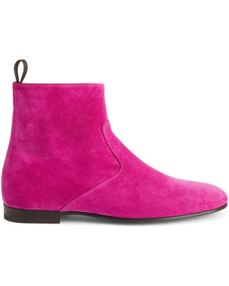 Giuseppe Zanotti Stiefel aus Wildleder - Rosa Rosa