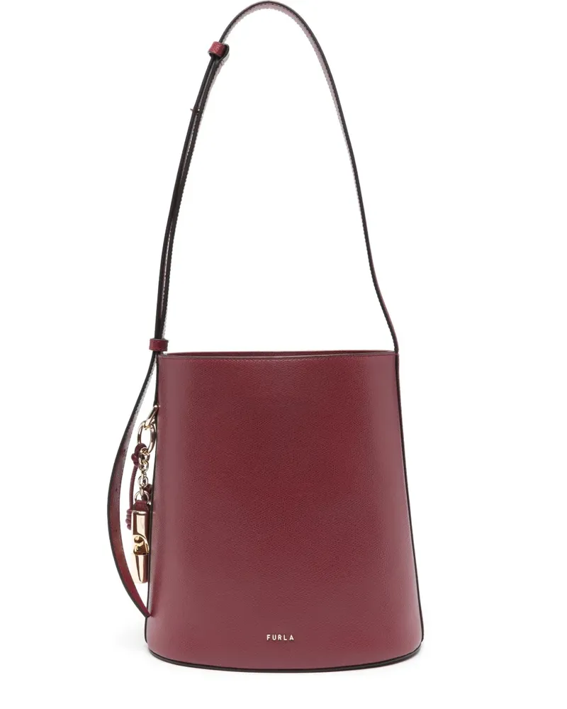 Furla charms bucket bag - Rot Rot