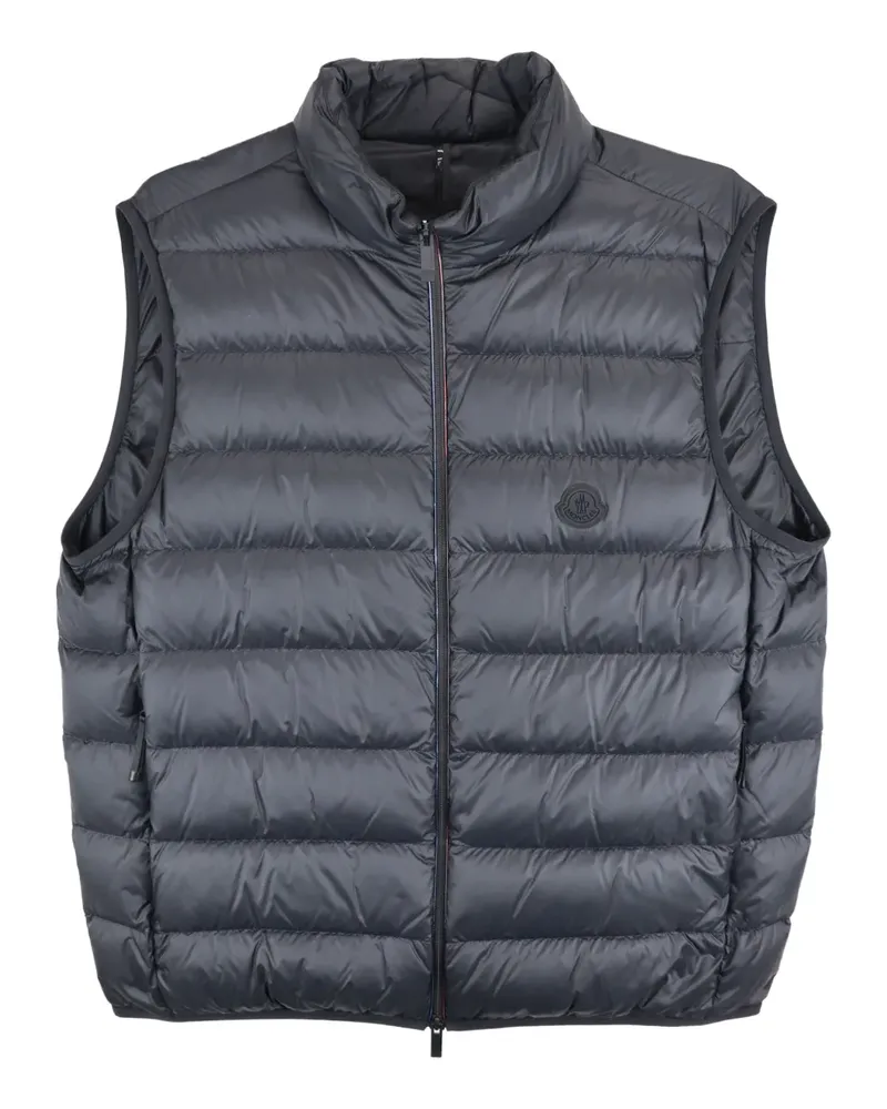 Moncler Gesteppte Besne Weste mit Reißverschluss - Schwarz Schwarz
