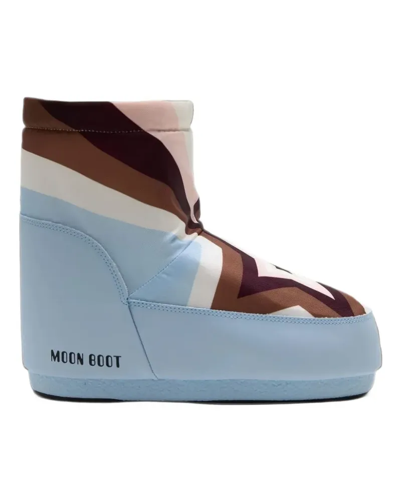Moon Boot Icon Low No Lace Comet Stiefel - Blau Blau