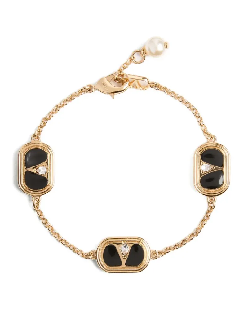 Valentino Garavani Oval Armband mit Verzierung - Gold Gold