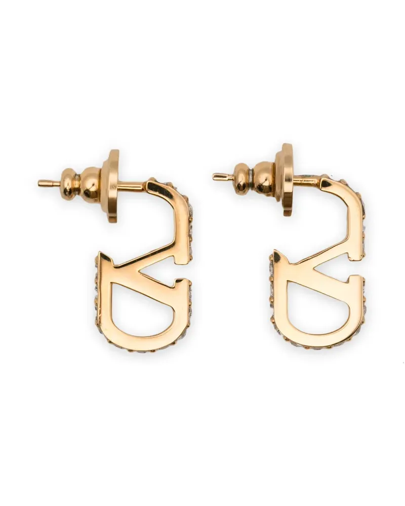 Valentino Garavani VLogo Signature Ohrringe mit Kristallen - Gold Gold