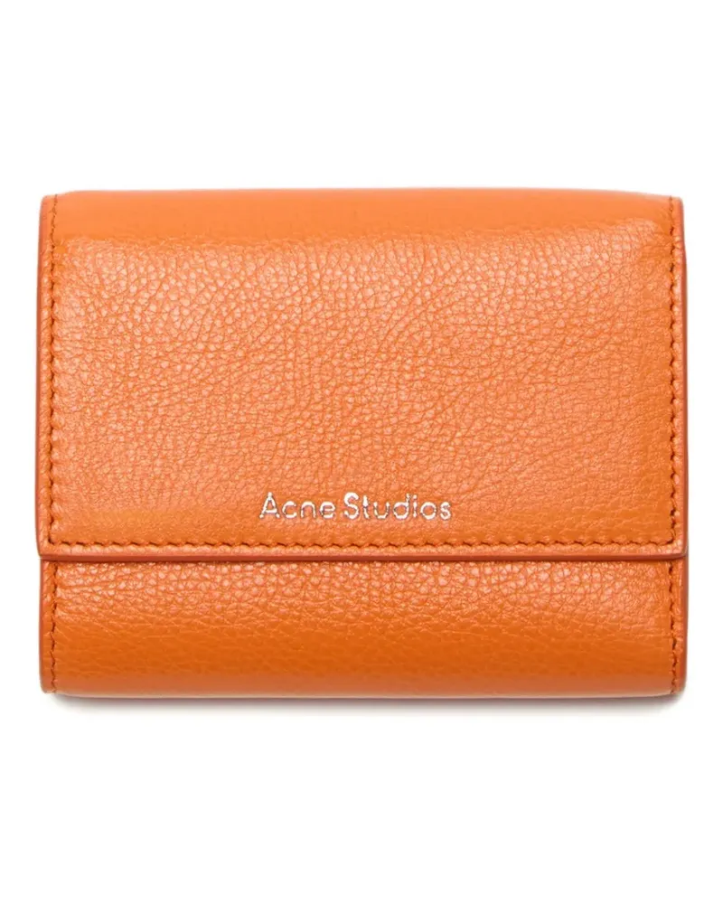 Acne Studios Portemonnaie mit Logo-Print - Orange Orange