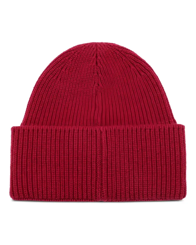 Destin Gerippte Beanie - Rot Rot