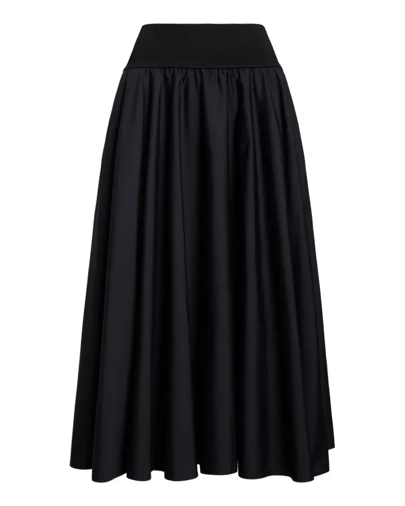 Ralph Lauren Midirock mit Raffungen - Blau Blau