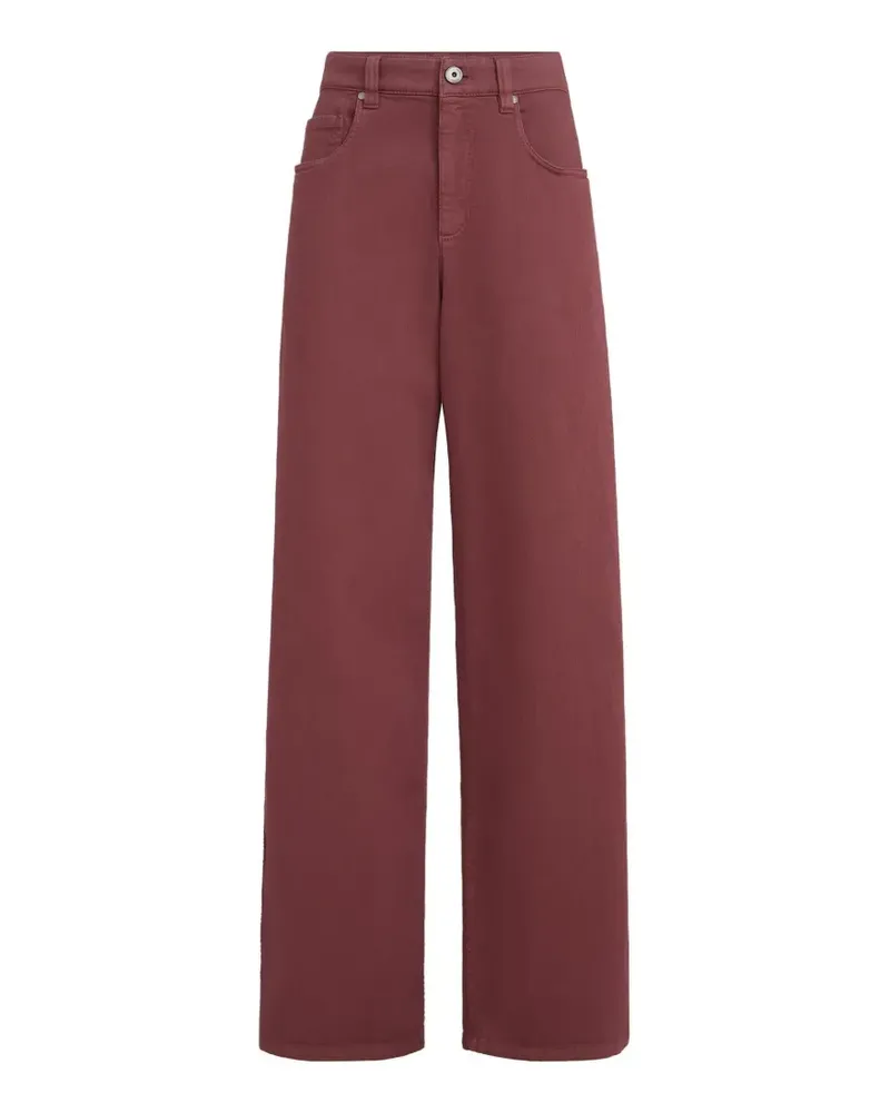 Brunello Cucinelli Jeans mit Monili-Detail - Rot Rot