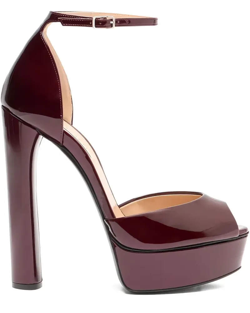 Casadei Flora Tiffany Plateau-Sandalen 140mm - Rot Rot