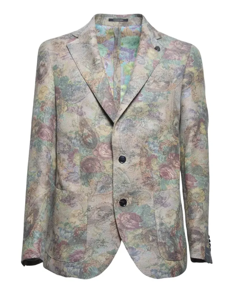 Gabriele Pasini floral blazer - Nude Nude