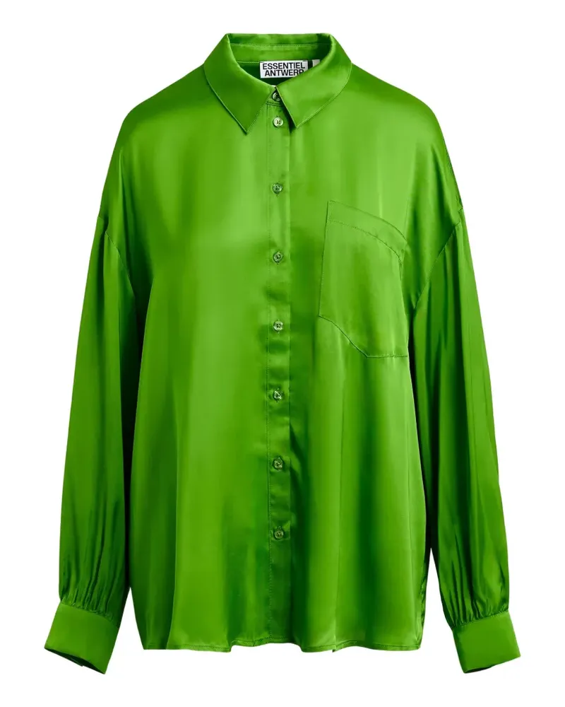 Essentiel chest-pocket shirt - Grün Grün