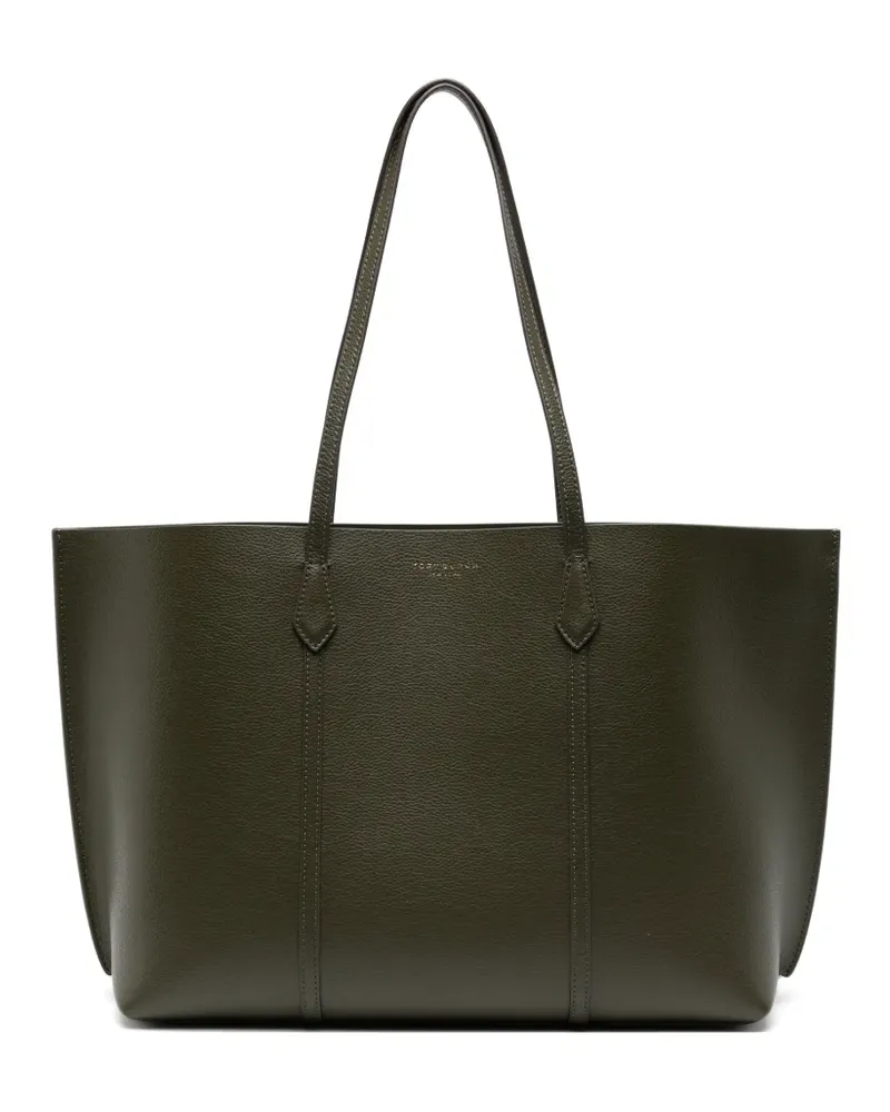 Tory Burch large pebbled leather tote bag - Grün Grün
