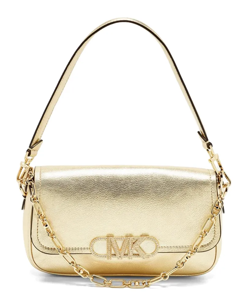 Michael Kors Parker crystal shoulder bag - Gold Gold
