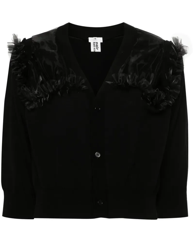 Comme des Garçons Gestrickter Cardigan - Schwarz Schwarz