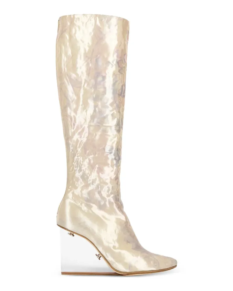 Maison Margiela Tabi Stiefel mit spitzer Kappe - Nude Nude