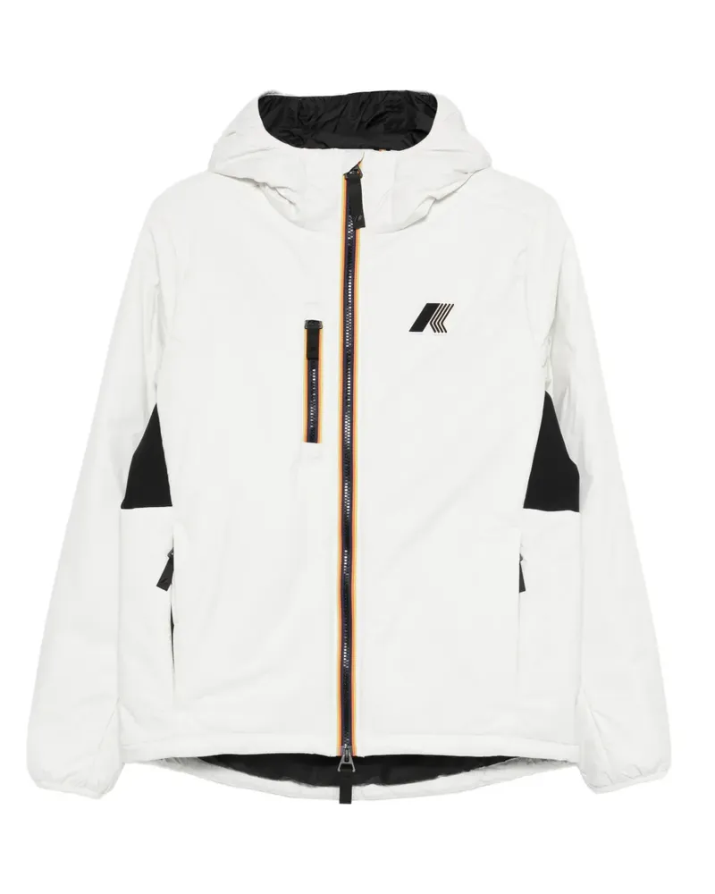 K-Way Jacke mit Kapuze - Weiß Weiß