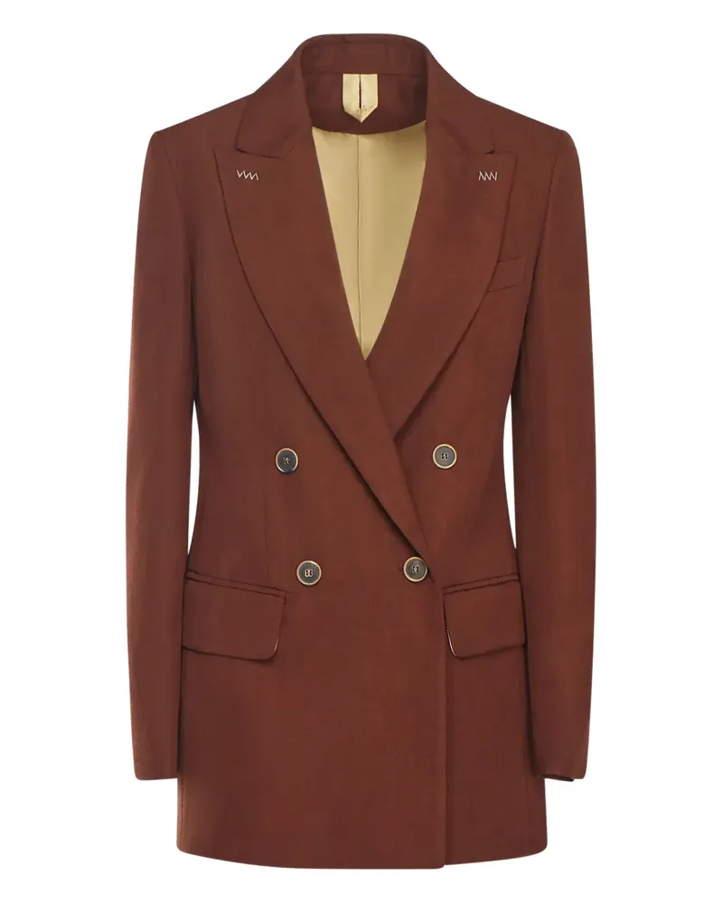 Max Mara Klassische Cabanjacke - Braun Braun
