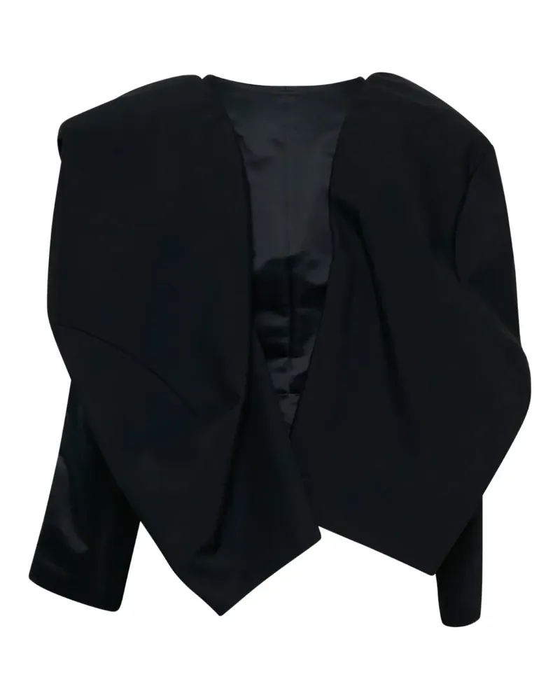 Comme des Garçons asymmetric-design jacket - Schwarz Schwarz