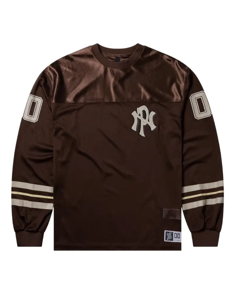 Aries NYP Sports Poly LS Langarmshirt - Braun Braun