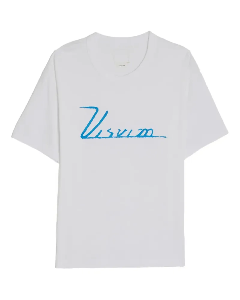 Visvim T-Shirt mit Logo-Stickerei - Weiß Weiß