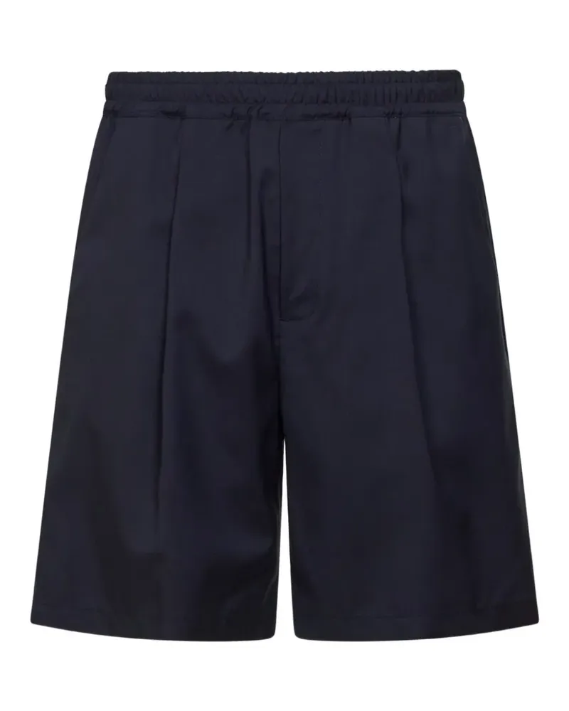 D4.0 elasticated pleat shorts - Blau Blau
