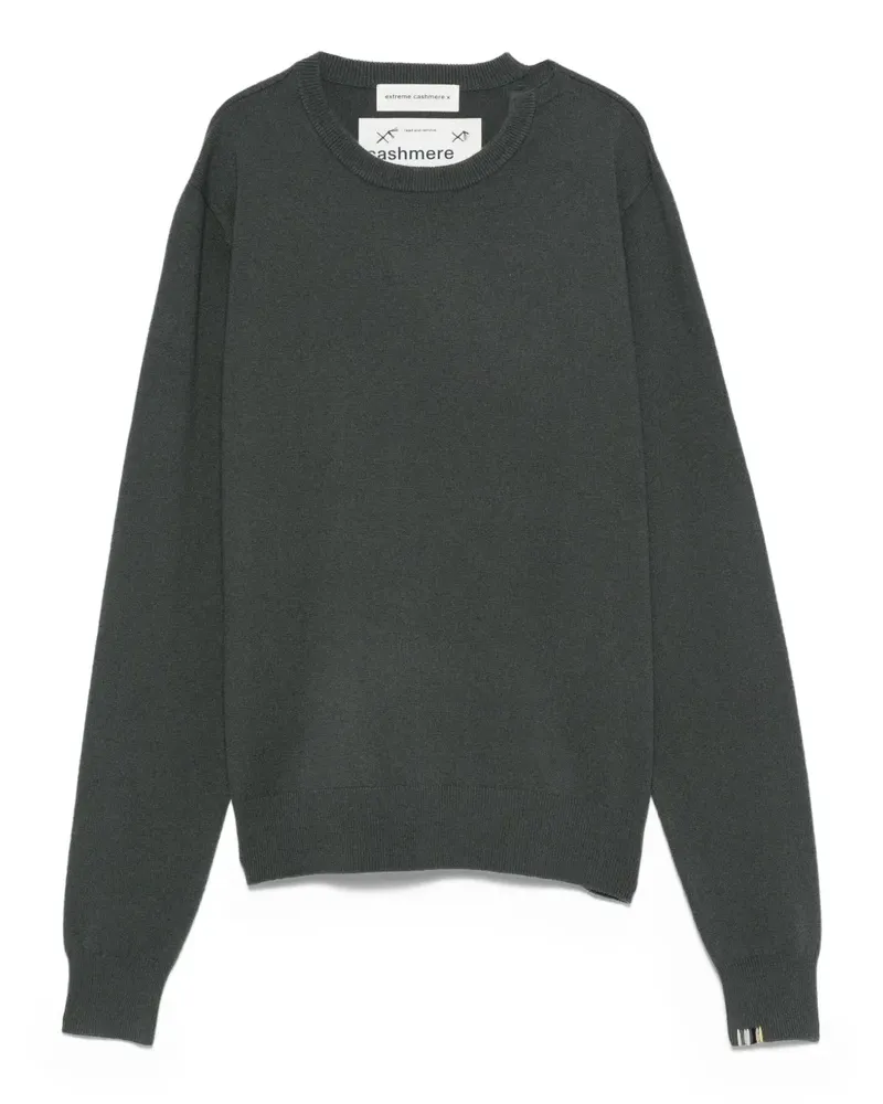 extreme cashmere Pullover mit Rundhalsausschnitt - Grau Grau