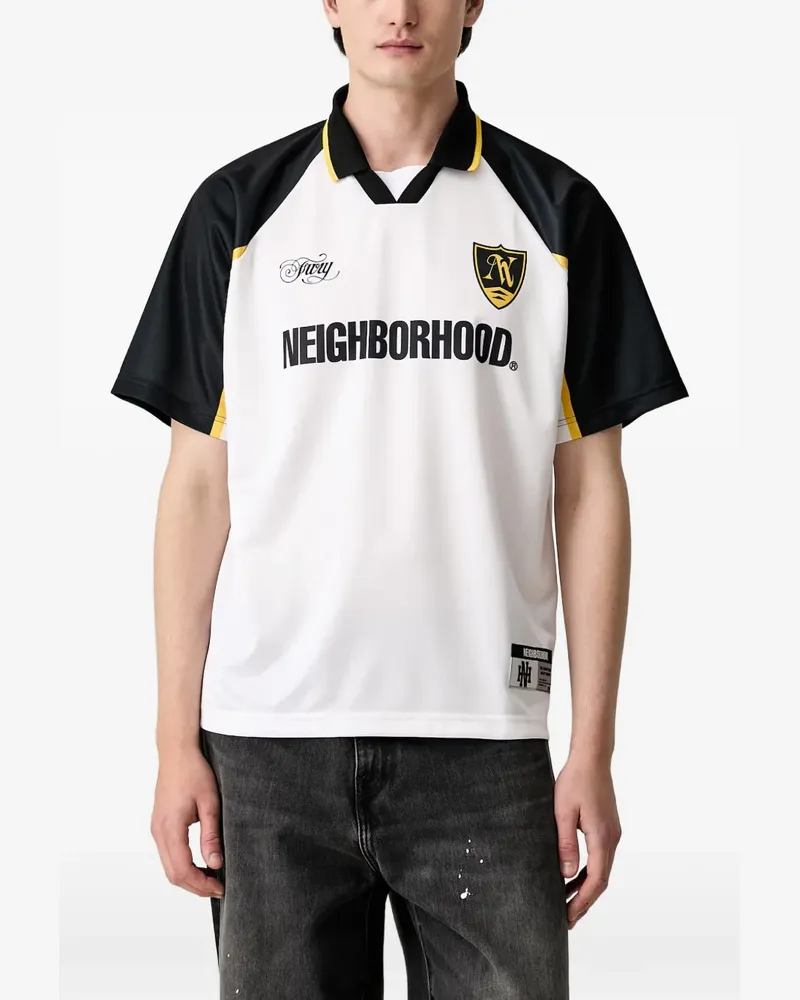 Neighborhood T-Shirt mit Logo-Print - Weiß Weiß