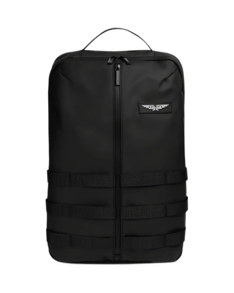 Police Mike Rucksack - Schwarz Schwarz