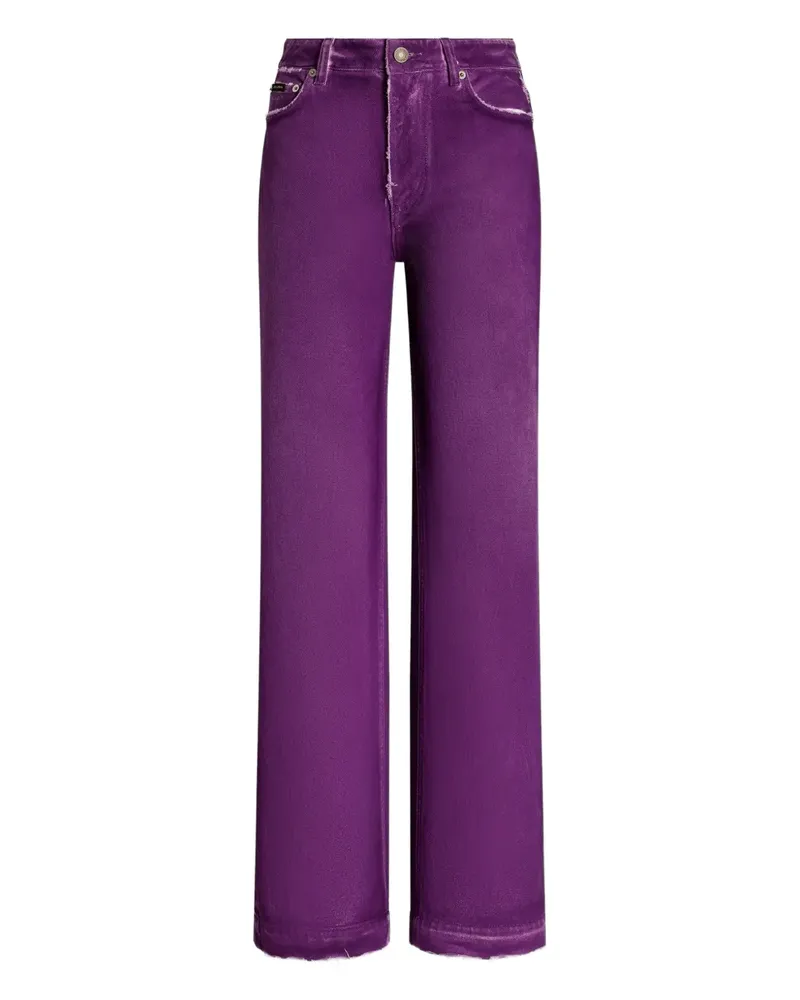 Dolce & Gabbana Jeans aus Baumwolle - Violett Violett